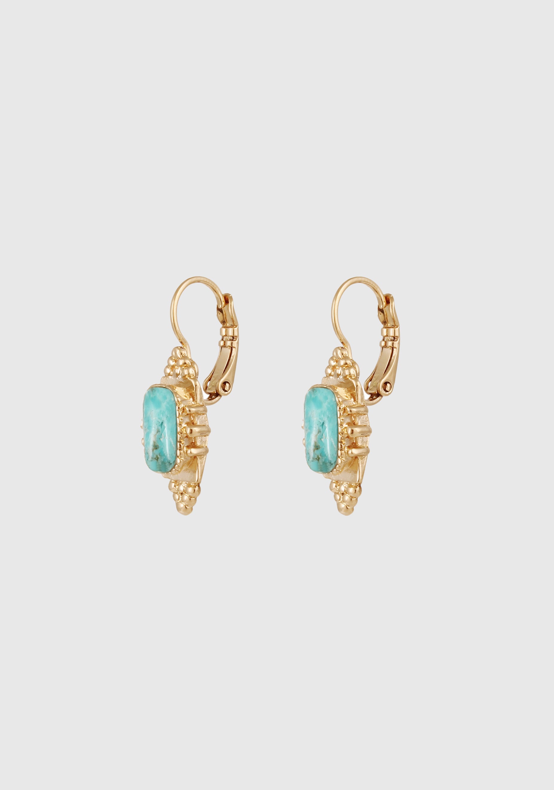 Serti Talisman Earrings_Turquoise