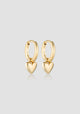 Amore Huggie Earrings_Gold