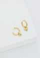 Amore Huggie Earrings_Gold