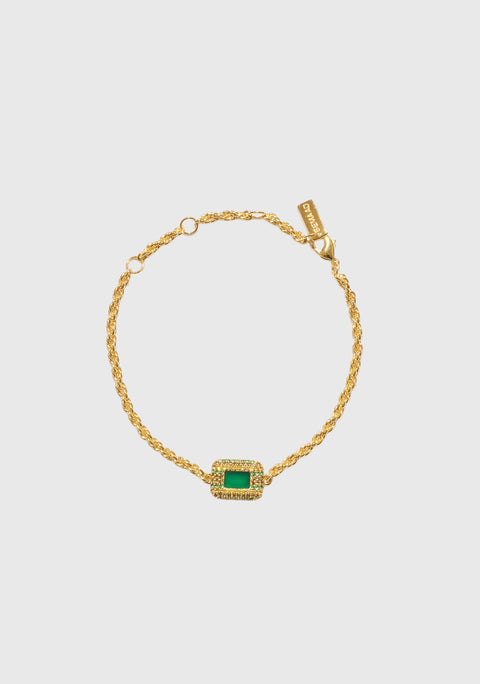 Karma Bracelet Green_Onyx