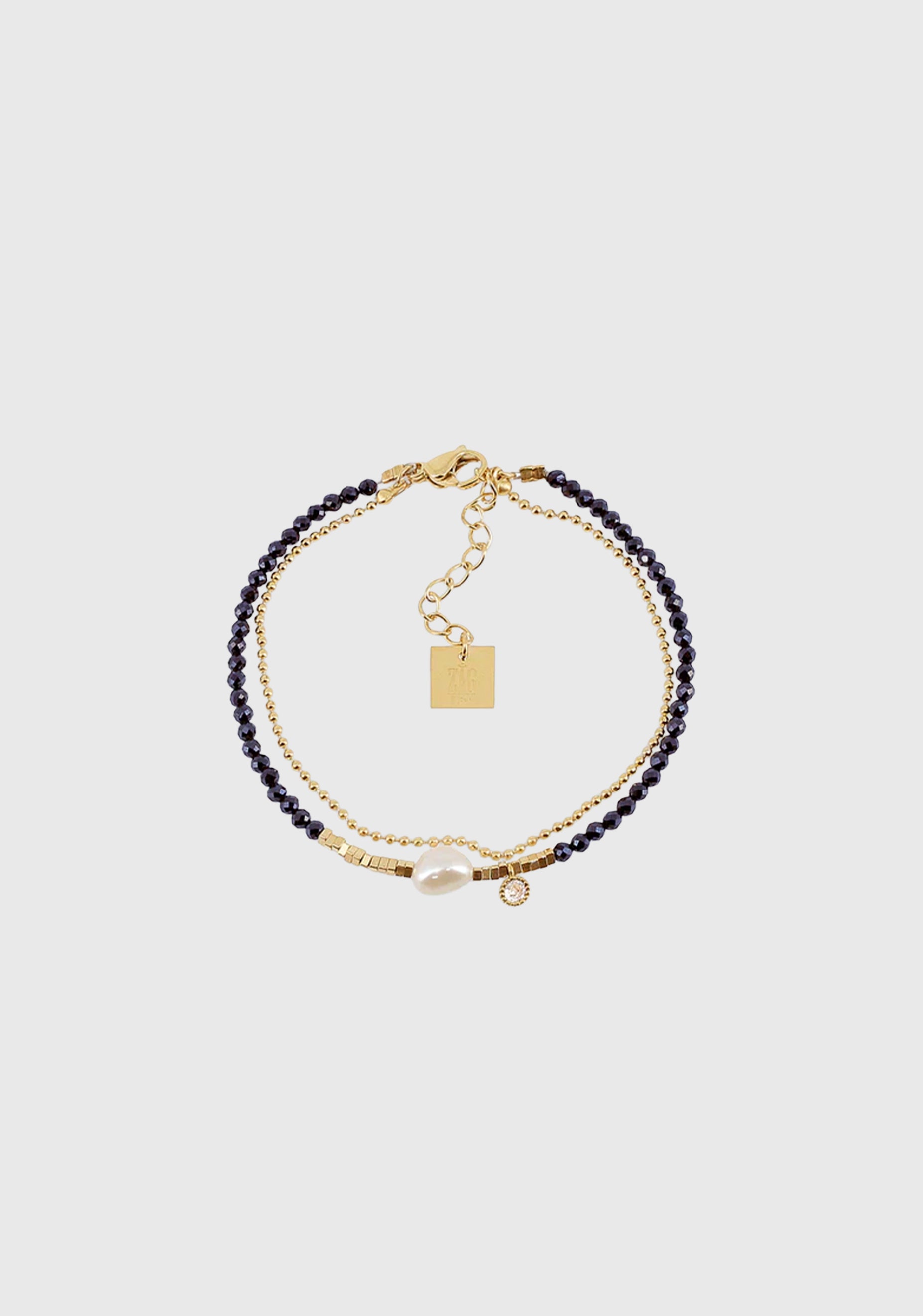 Ecrin Bracelet_Gold Blue