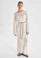 Chiara Knit Dress_White