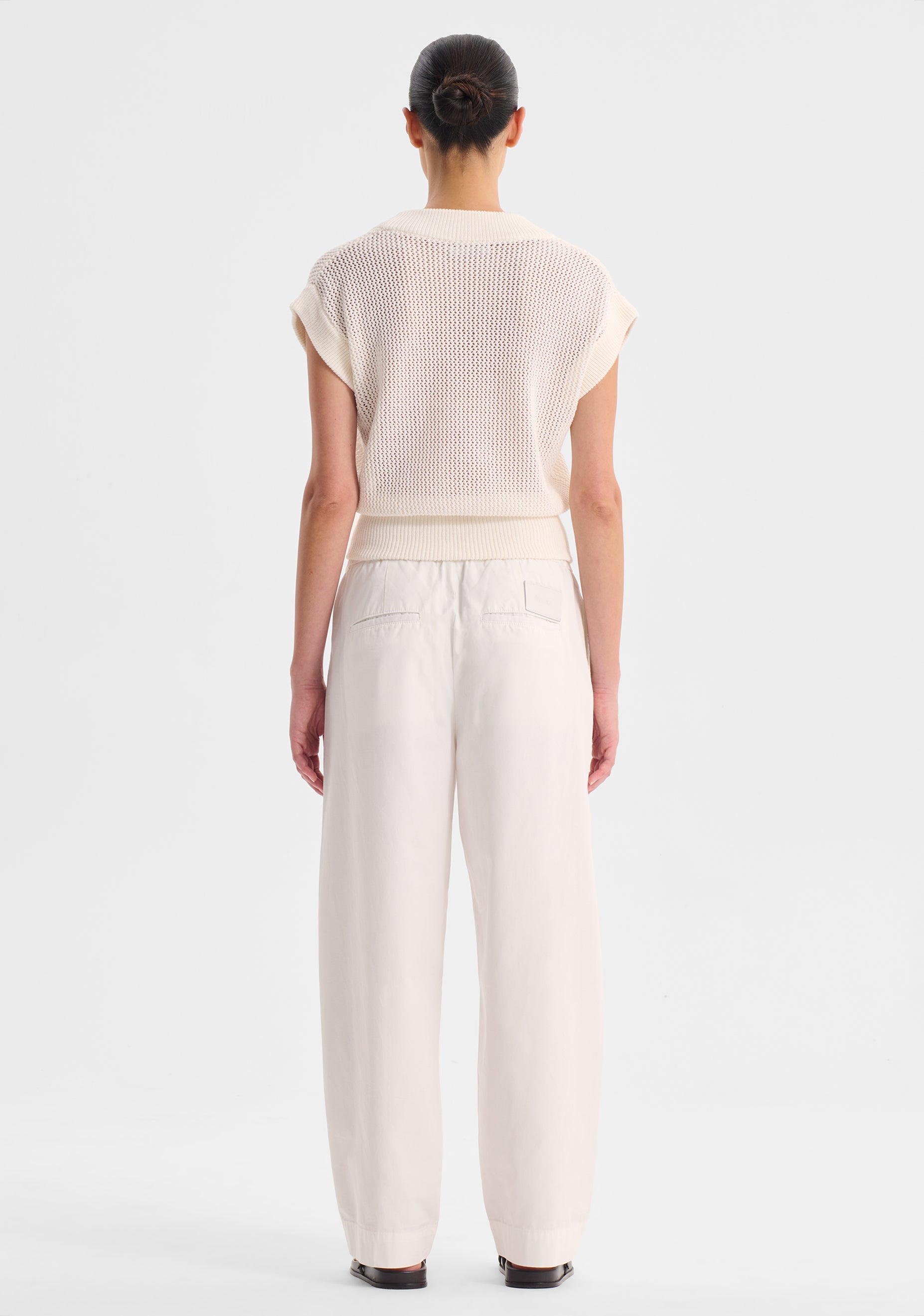 Chiara Knit Vest_White