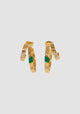 Dona Earrings_Green Onyx