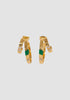Dona Earrings_Green Onyx