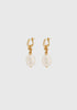 Hina Biwa Small Earrings_Pearl