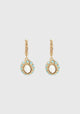 Tao Splash Earrings_Gold White Blue