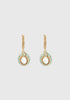 Tao Splash Earrings_Gold White Blue
