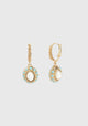 Tao Splash Earrings_Gold White Blue