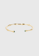 Bambou Mini Bracelet_Gold Green