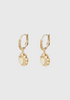 Tao Splash Earrings_Gold White