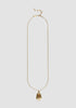 Golden Pebble Necklace_Gold