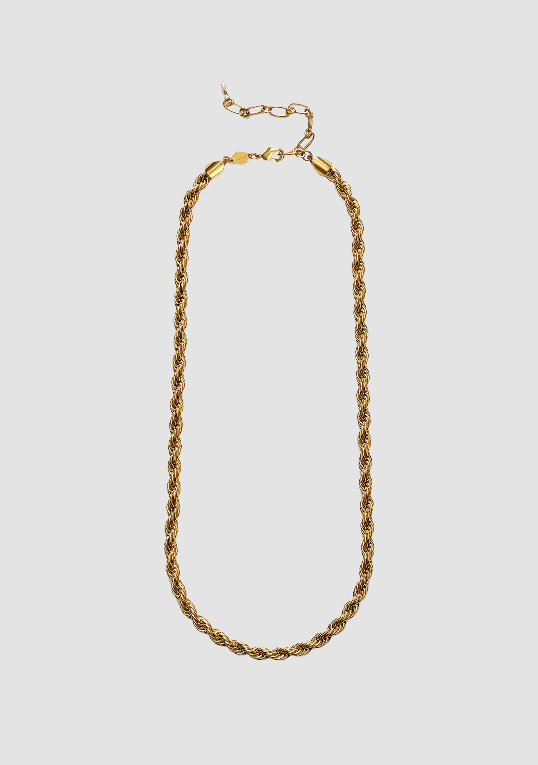 Golden Rope Necklace_Gold