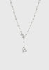 Puffy Heart Necklace_Silver