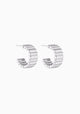 Linea Hoop Earrings_Silver