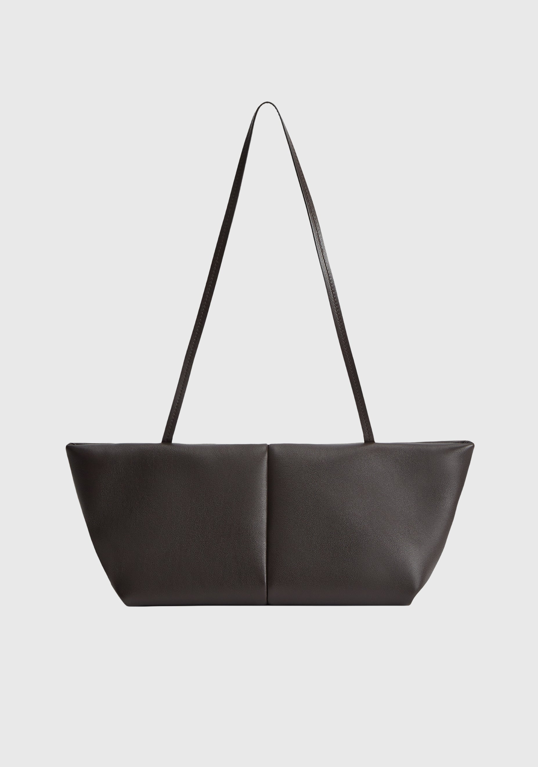 Boulevard Sling Leather Bag_Cacao