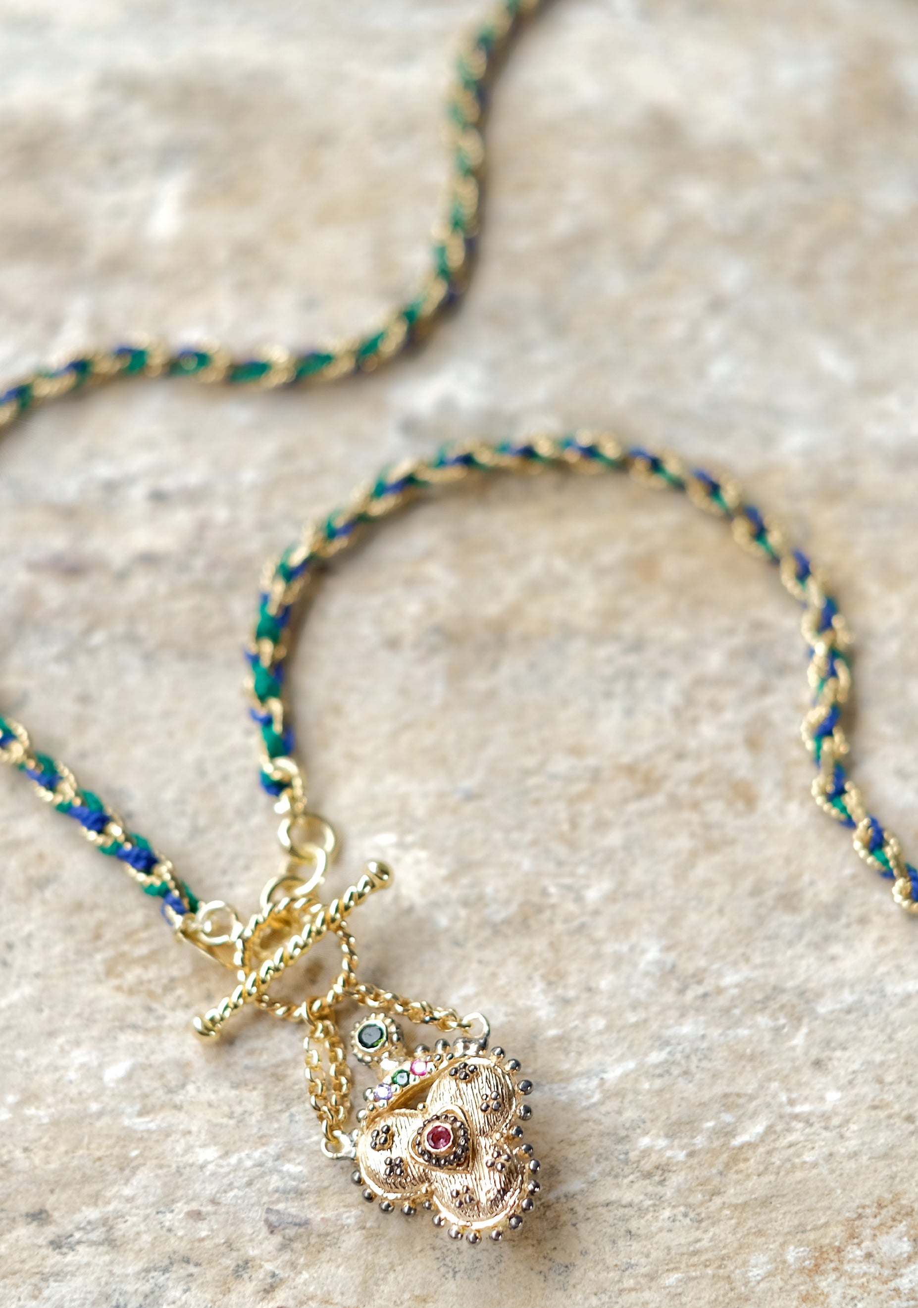 Pendant Necklace_Gold Clover