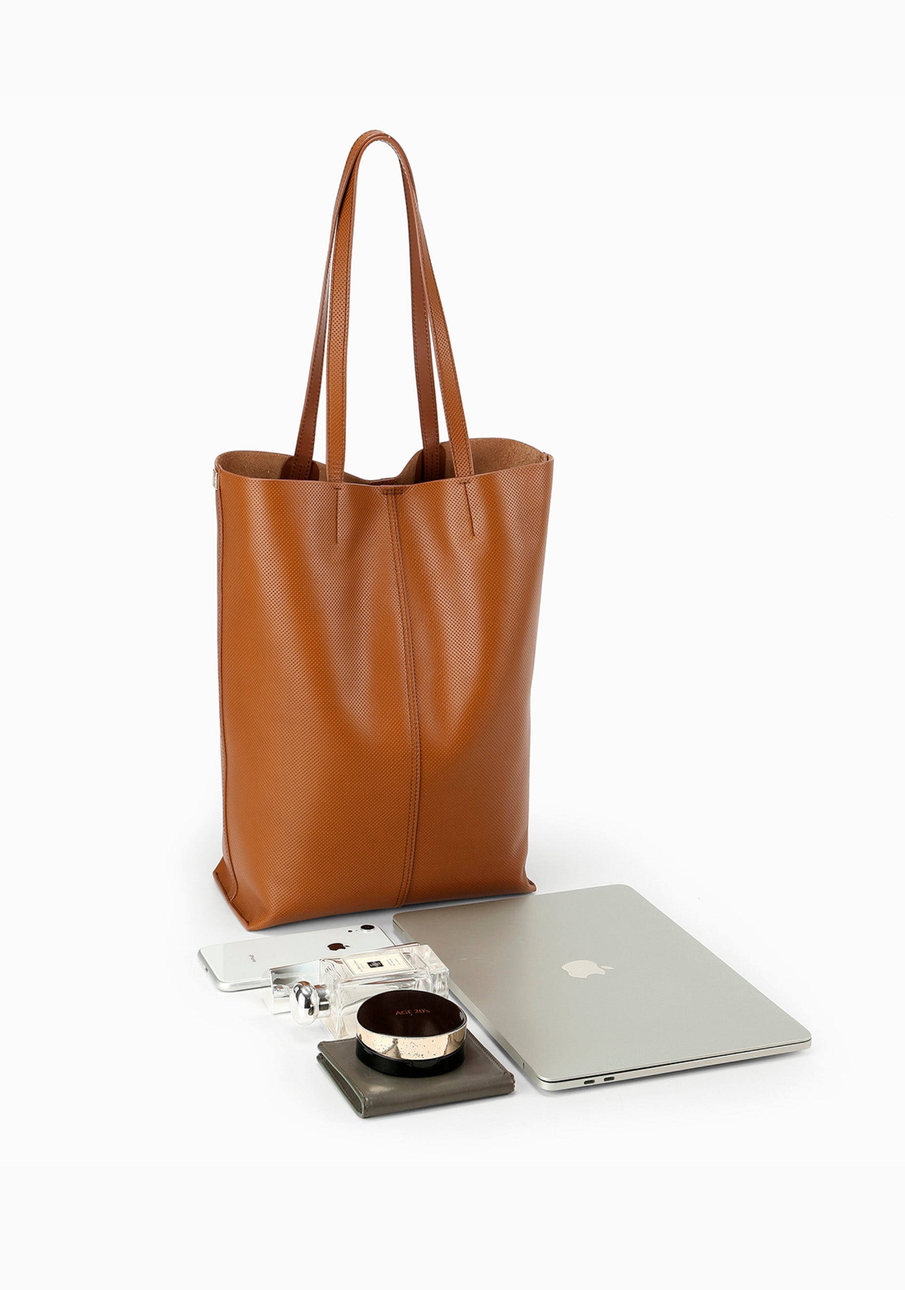 Portrait Stand Tote Bag Tan Morrison