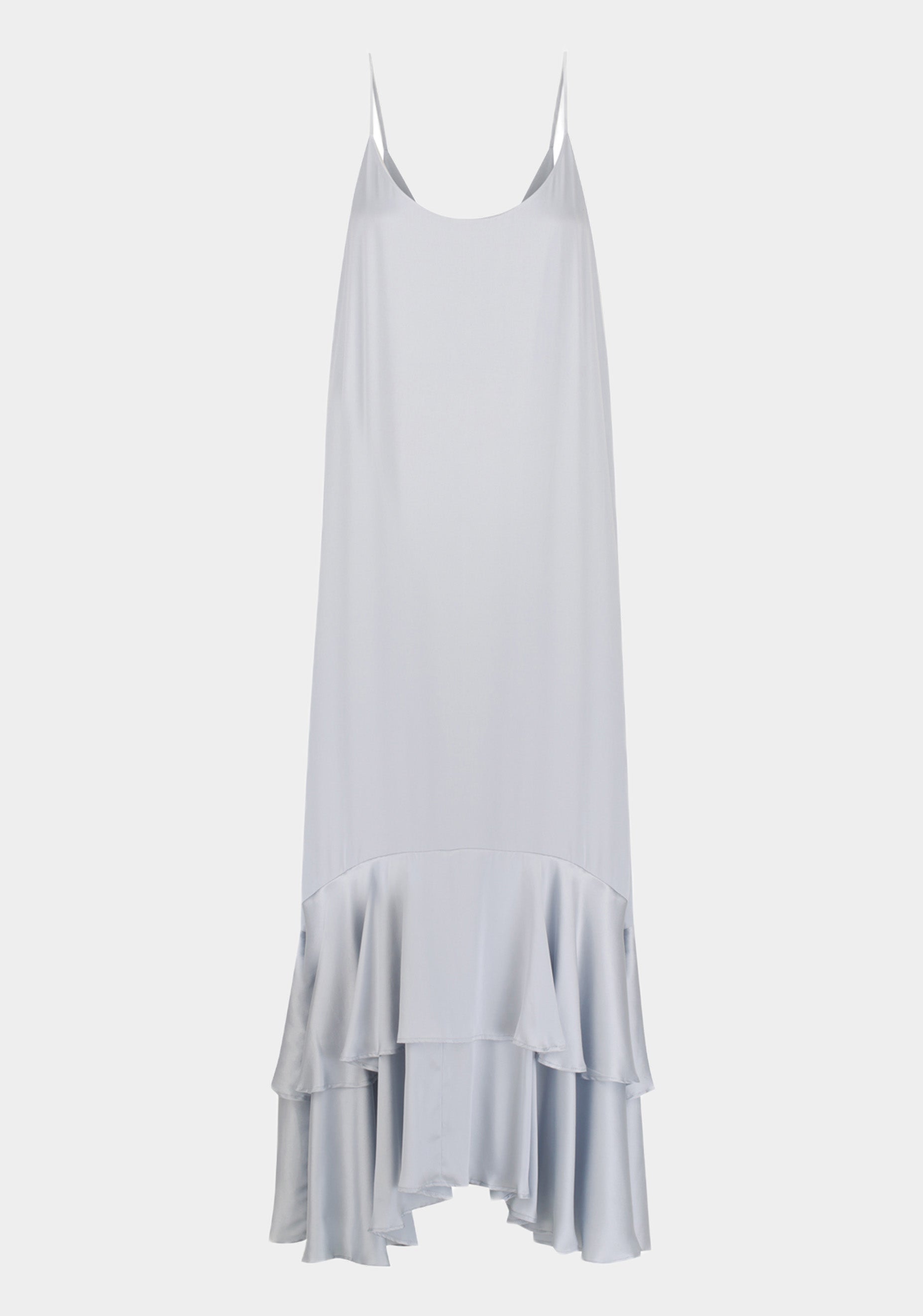 Anais Silk Maxi Dress_Ice