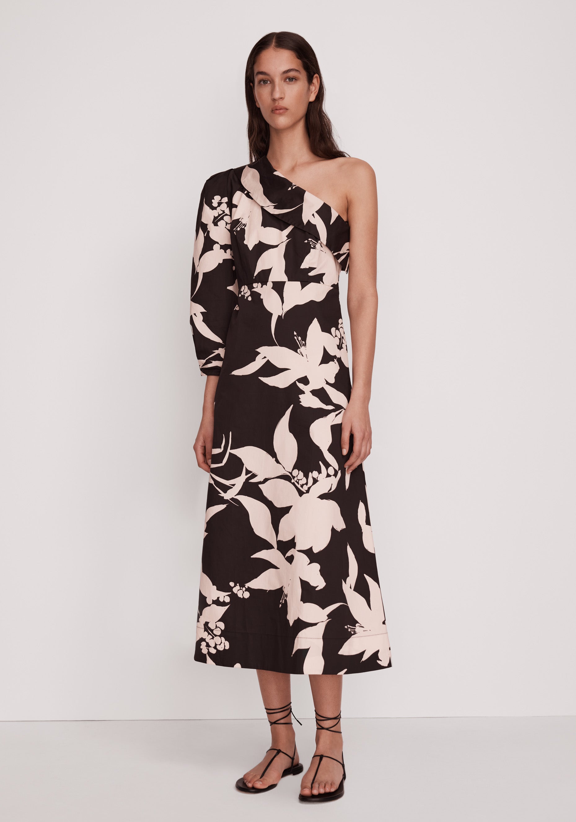 Delvine Asymmetric Dress_Print