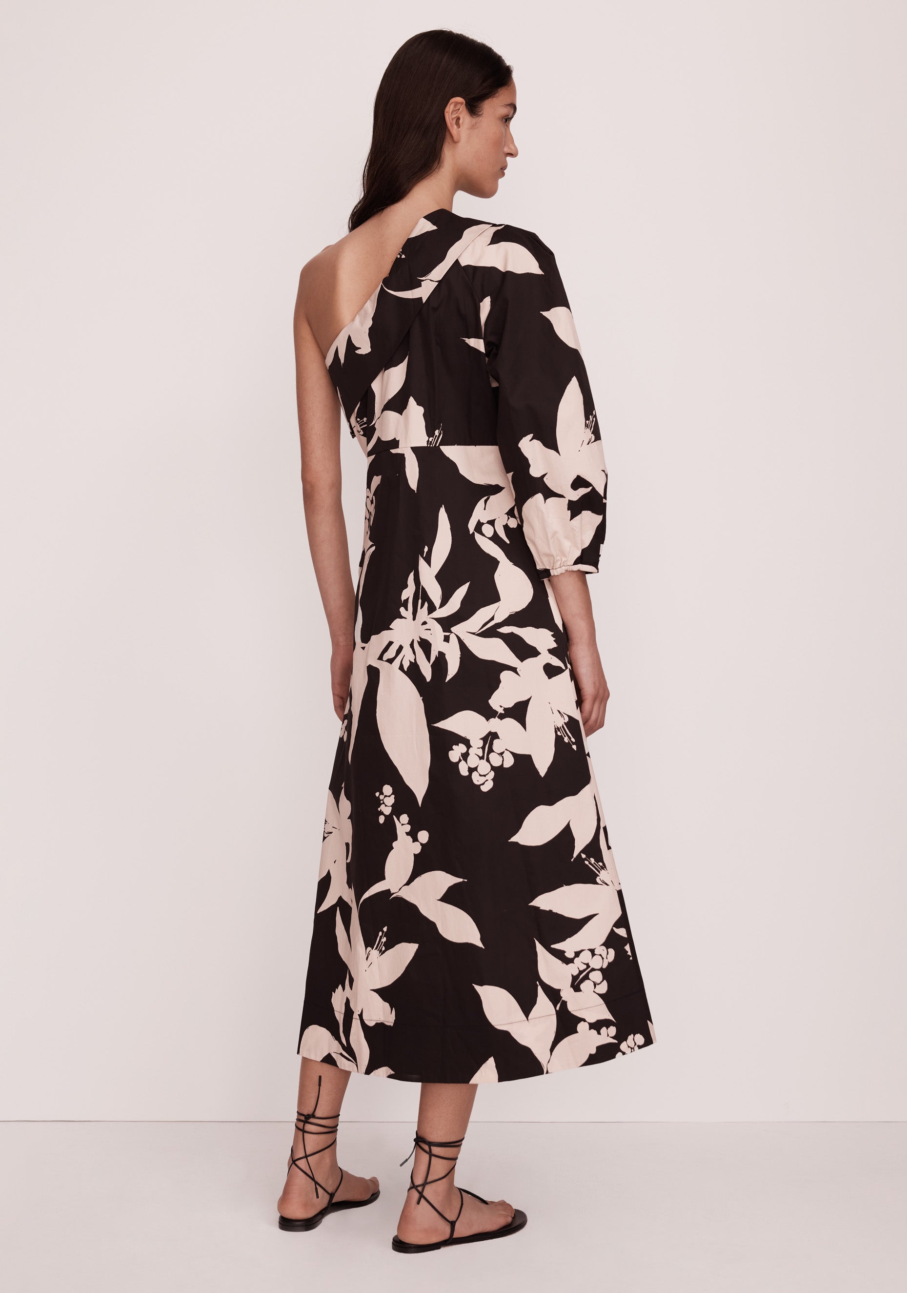 Delvine Asymmetric Dress_Print