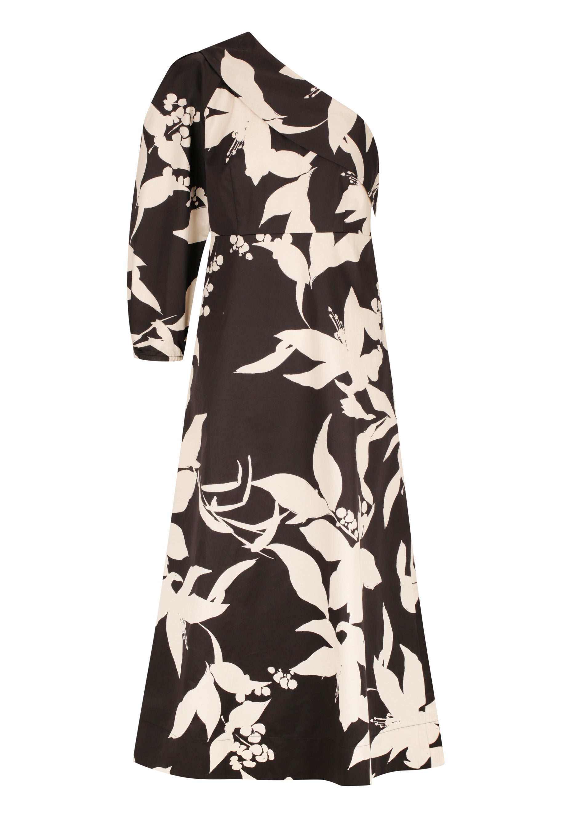 Delvine Asymmetric Dress_Print