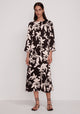 Delvine Midi Dress_Print