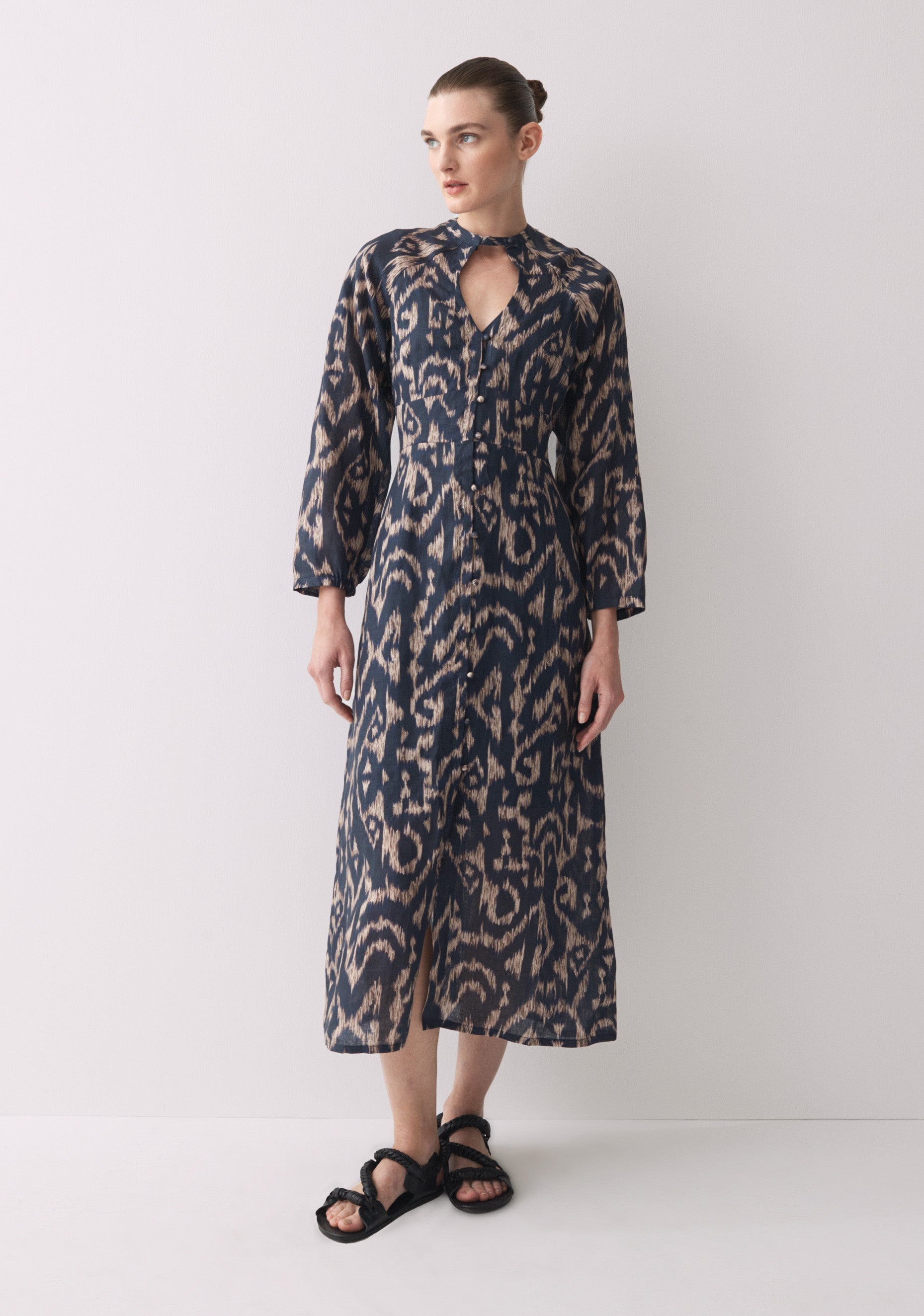 Kenji Linen Dress_Print