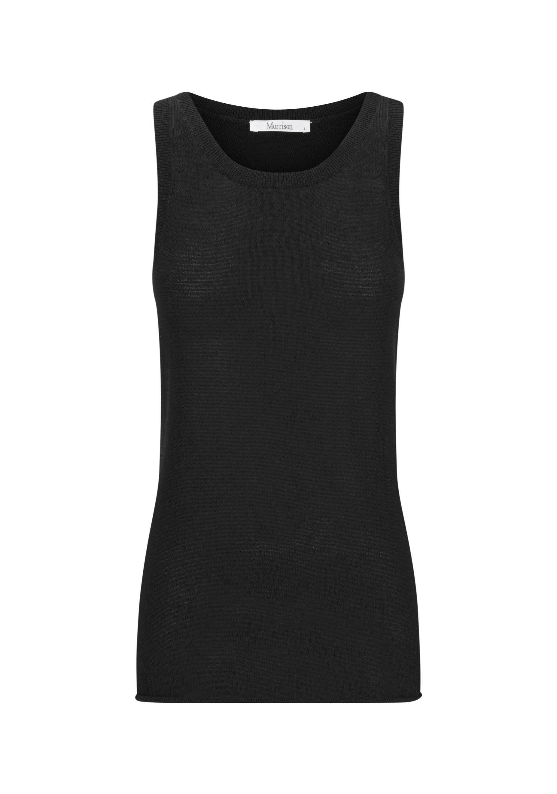 Aston Knit Tank_Black