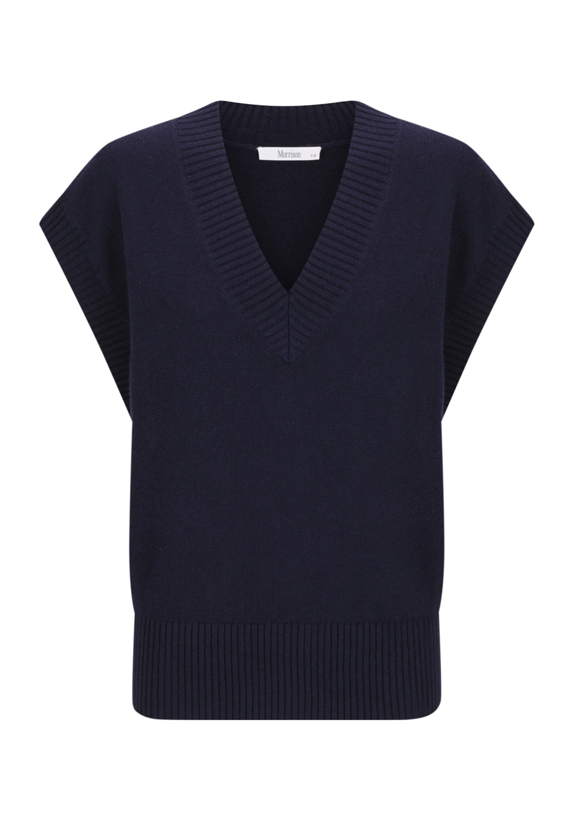 Avon Knit Vest_Navy