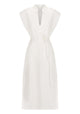 Belle Linen Dress_Ivory