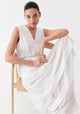 Belle Linen Vest_Ivory