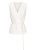 Belle Linen Vest_Ivory