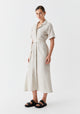 Bodhi Linen Shirt Dress_Natural