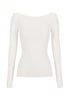 Cate Knit Top_Cream