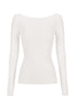 Cate Knit Top_Cream
