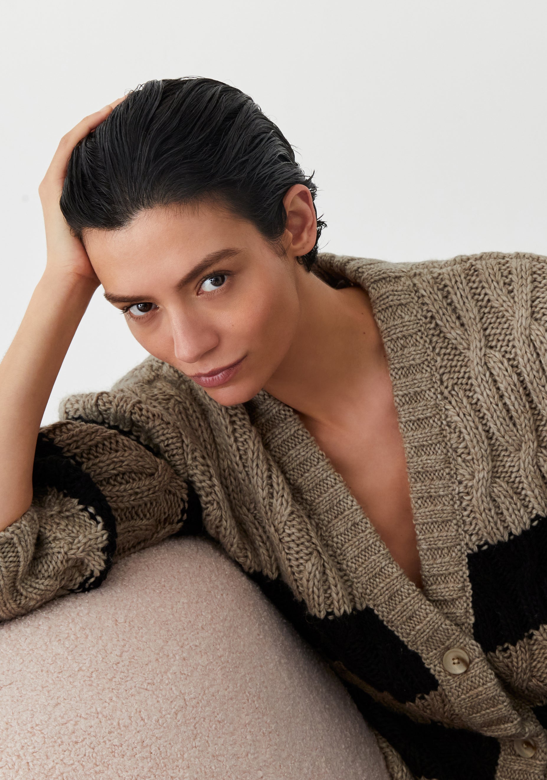 Eden Knit Cardigan_Stripe