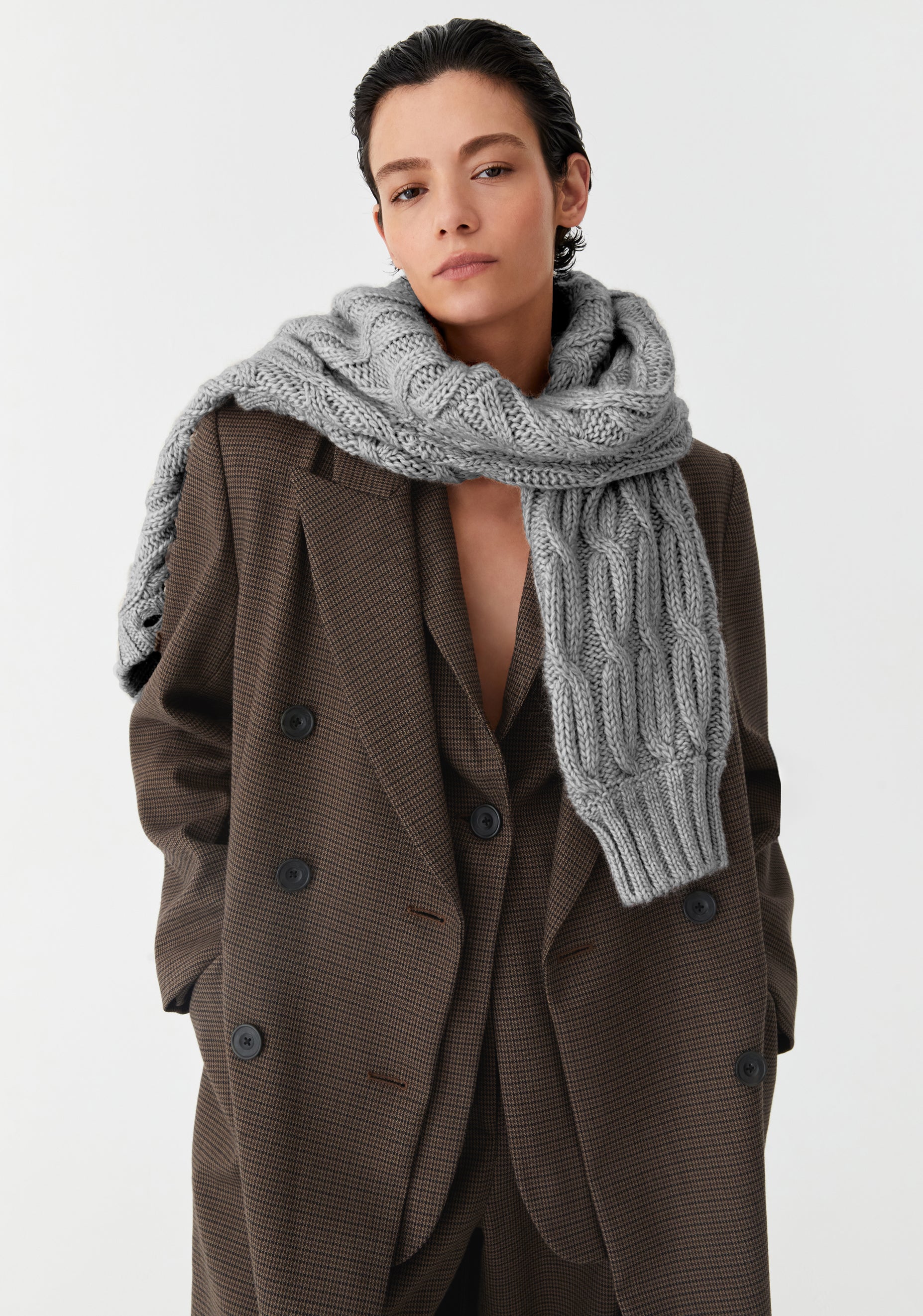 Emmet Duster Coat_Houndstooth