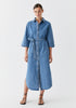 Fynn Denim Shirt Dress_Blue