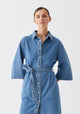 Fynn Denim Shirt Dress_Blue