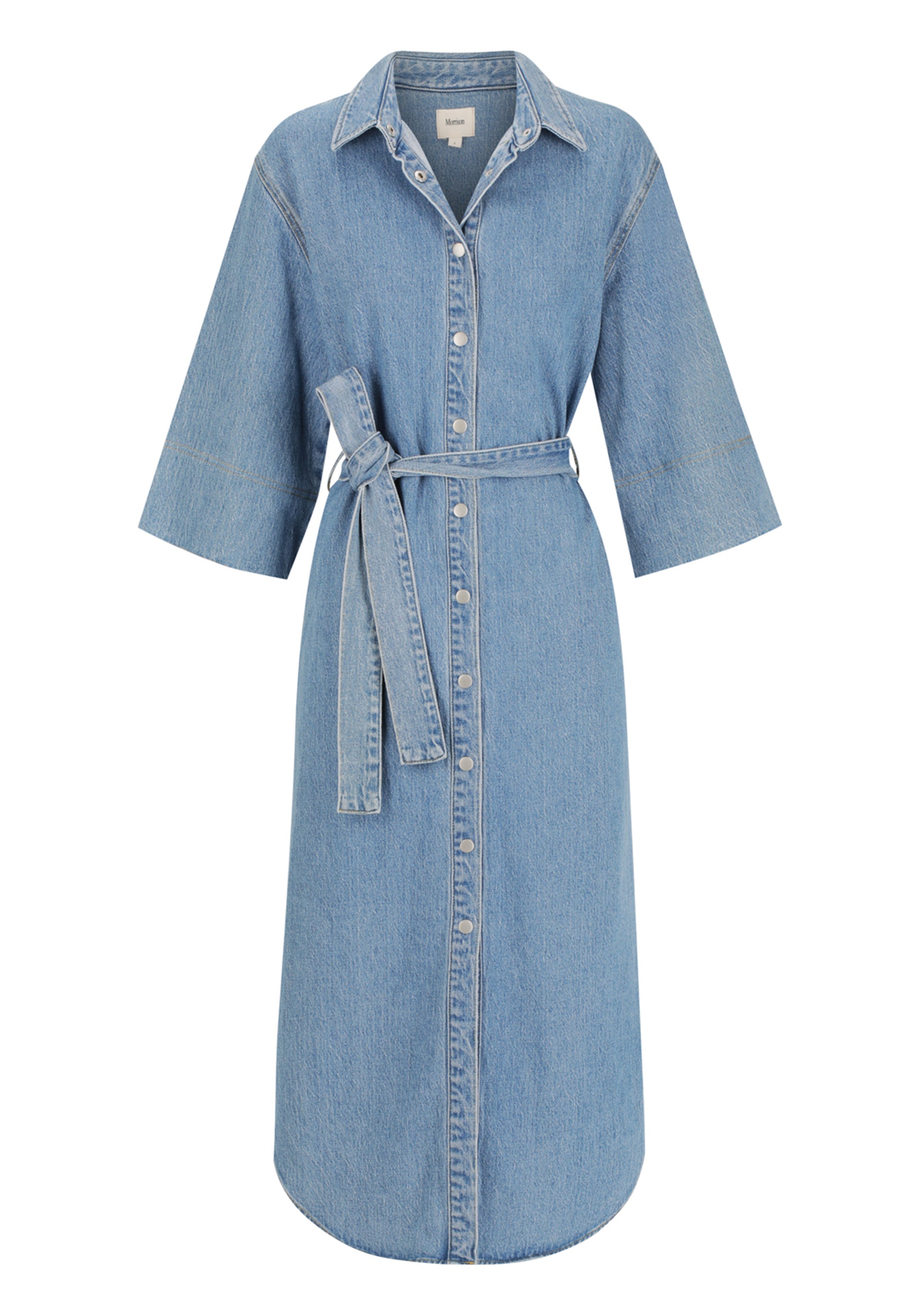 Fynn Denim Shirt Dress_Blue