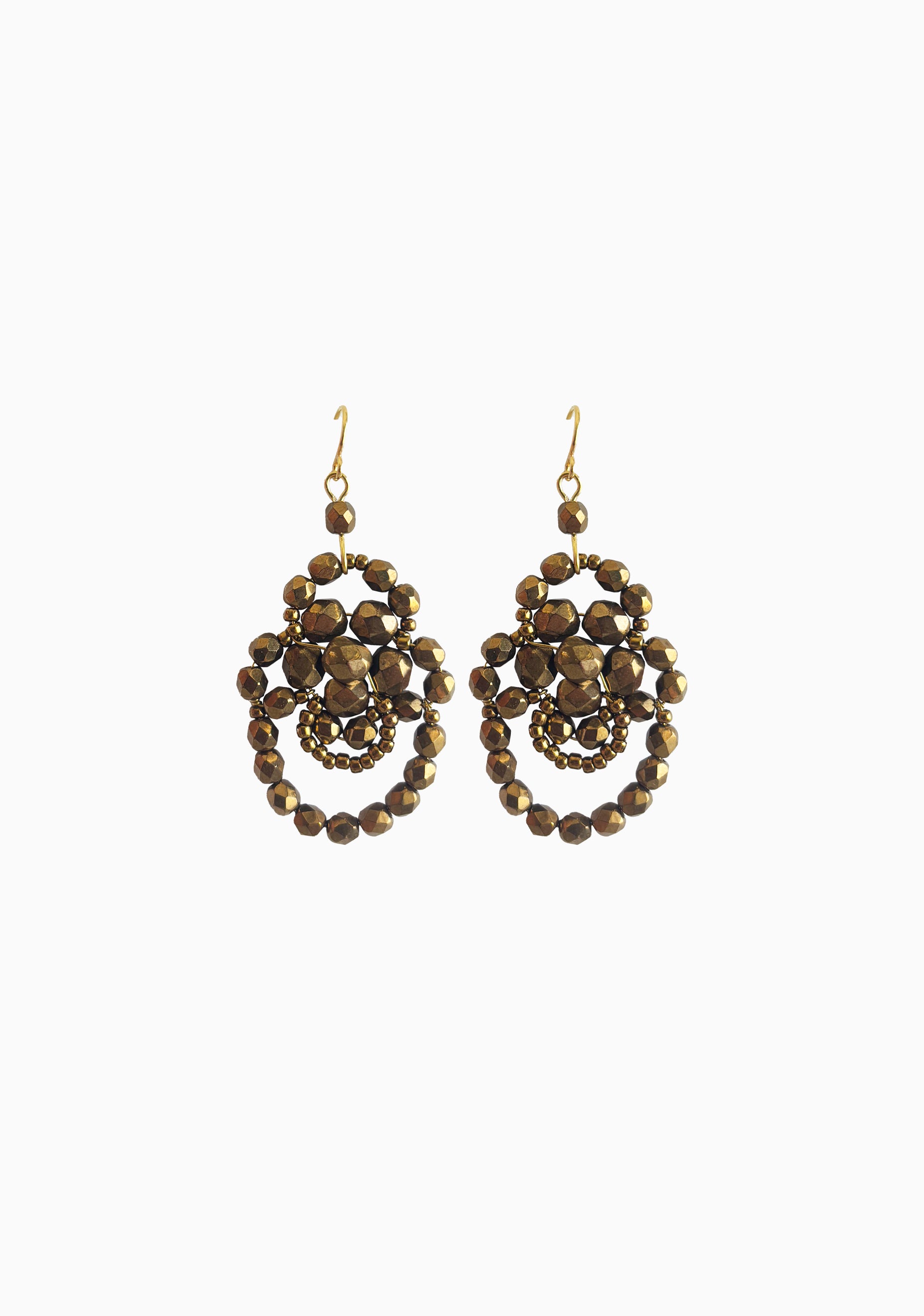 Daisy Earrings_Bronze