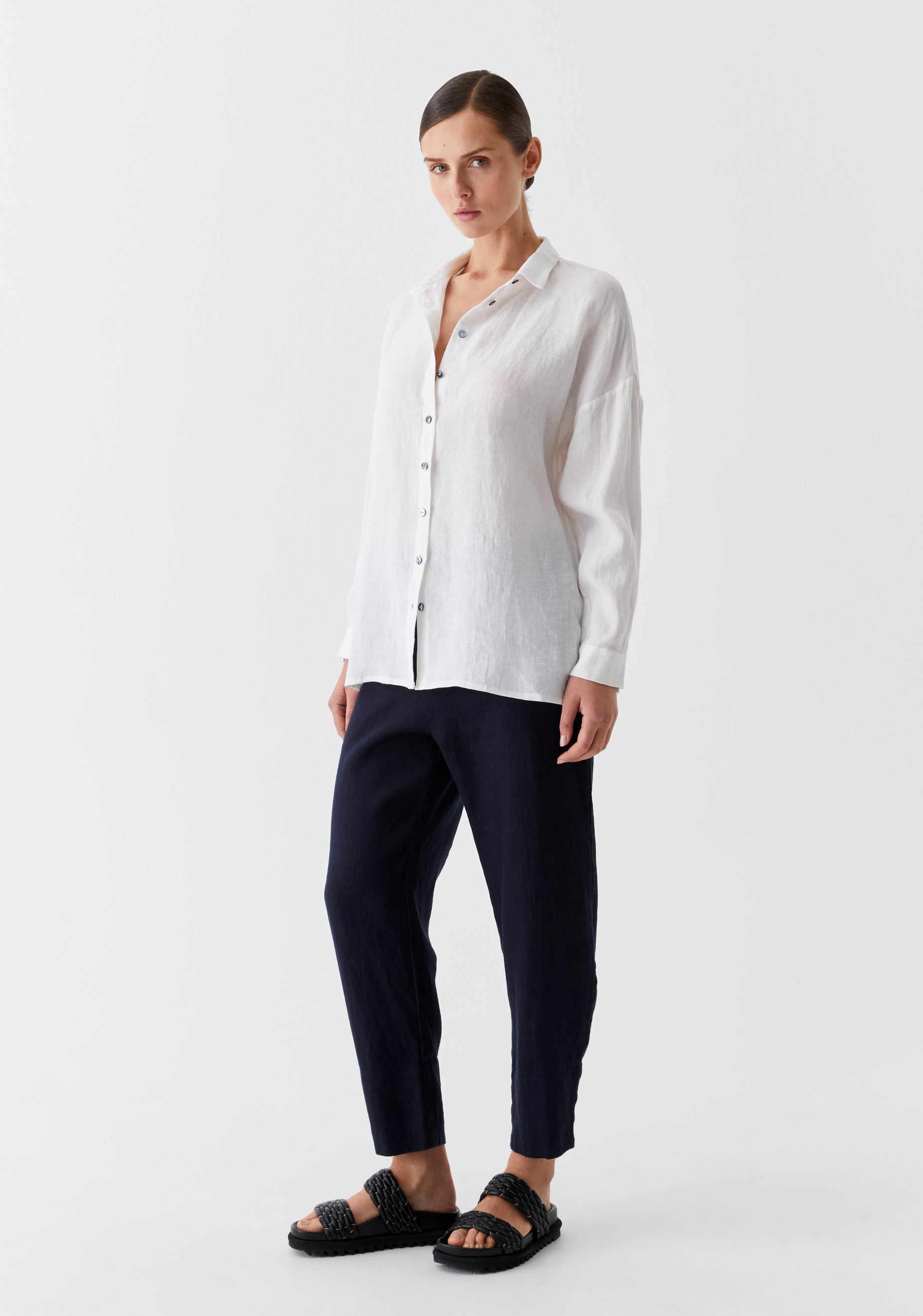 Jaxon Linen Shirt_White