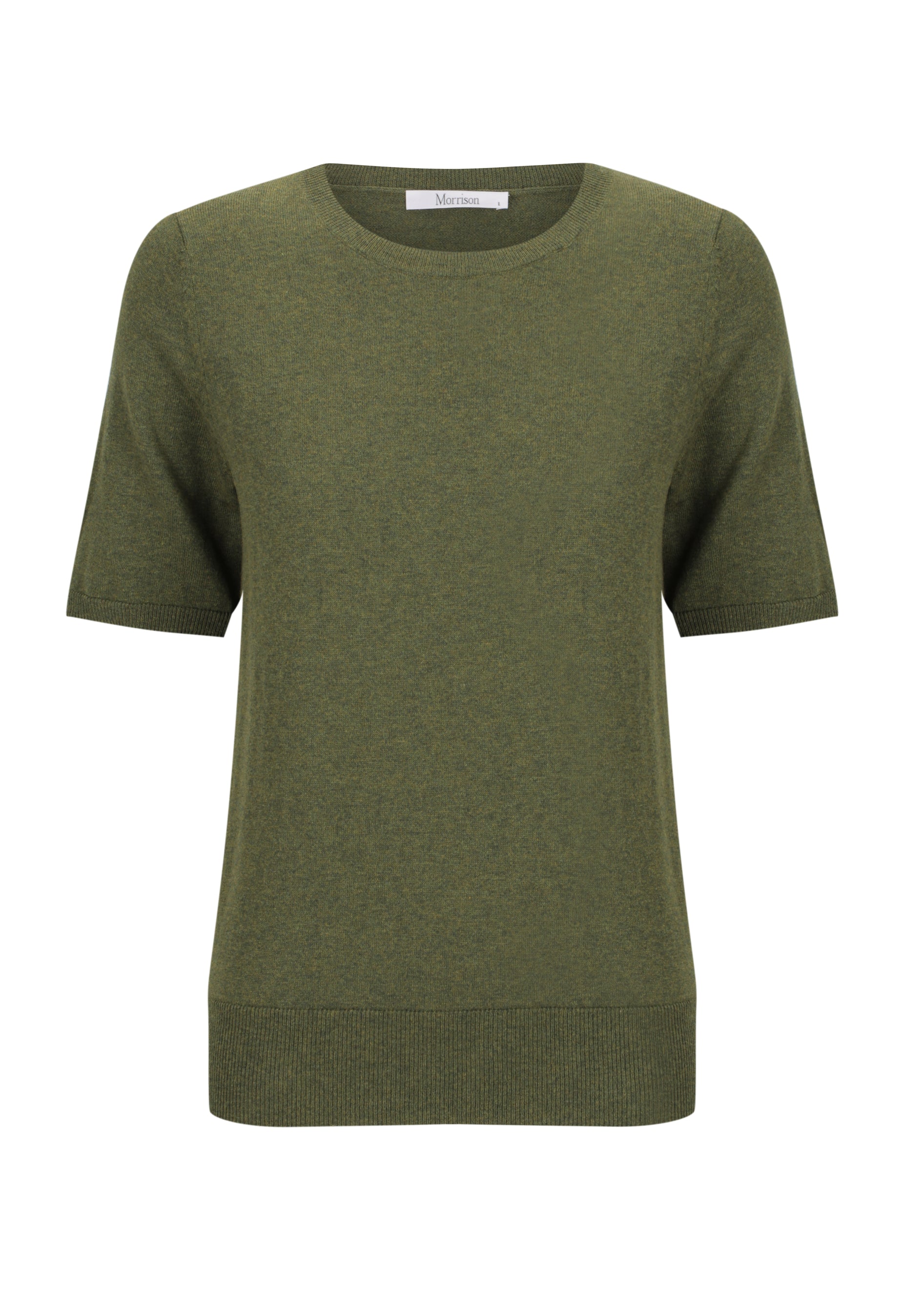 Jules Knit Tee_Moss