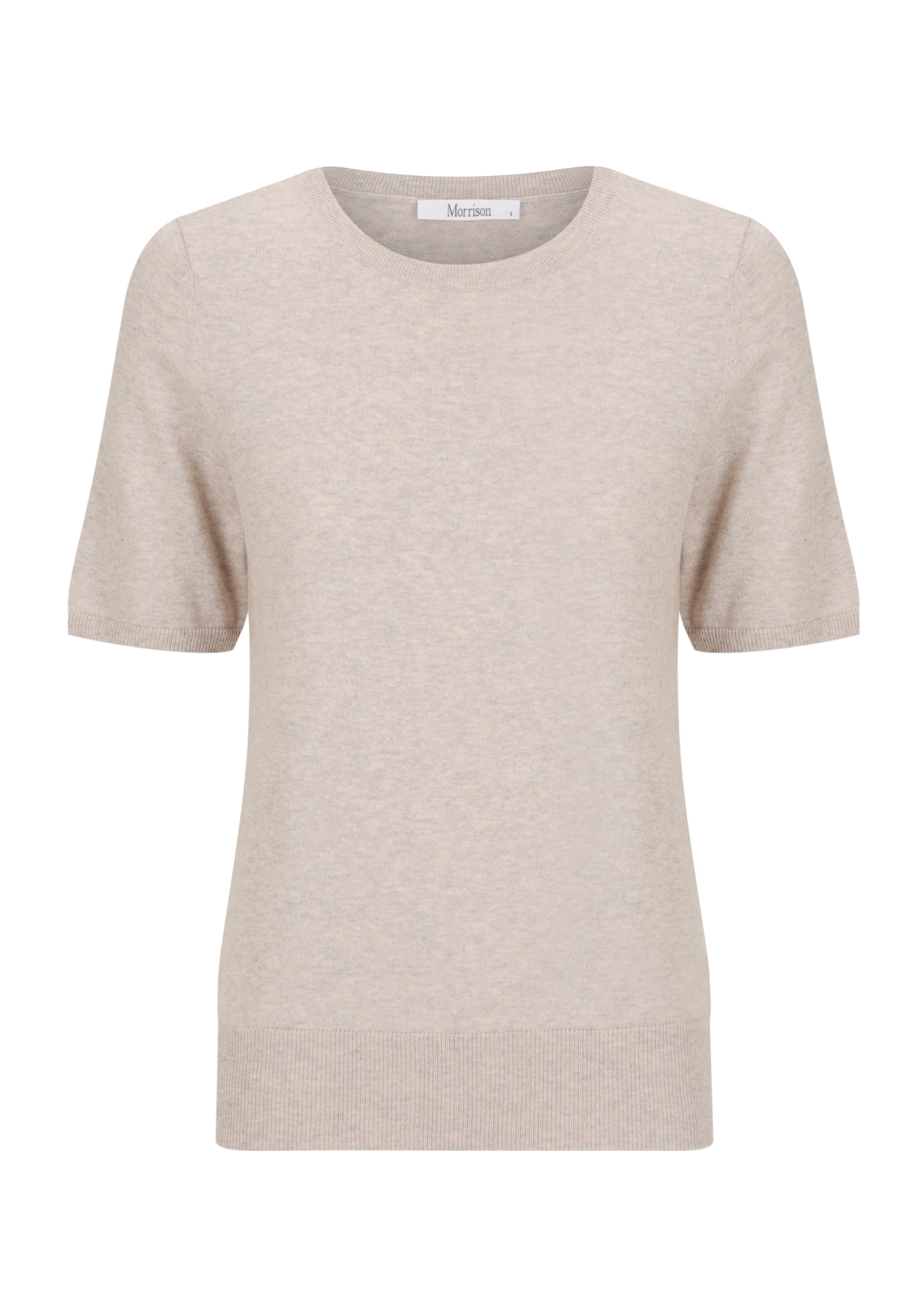 Jules Knit Tee_Oatmeal