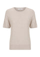 Jules Knit Tee_Oatmeal