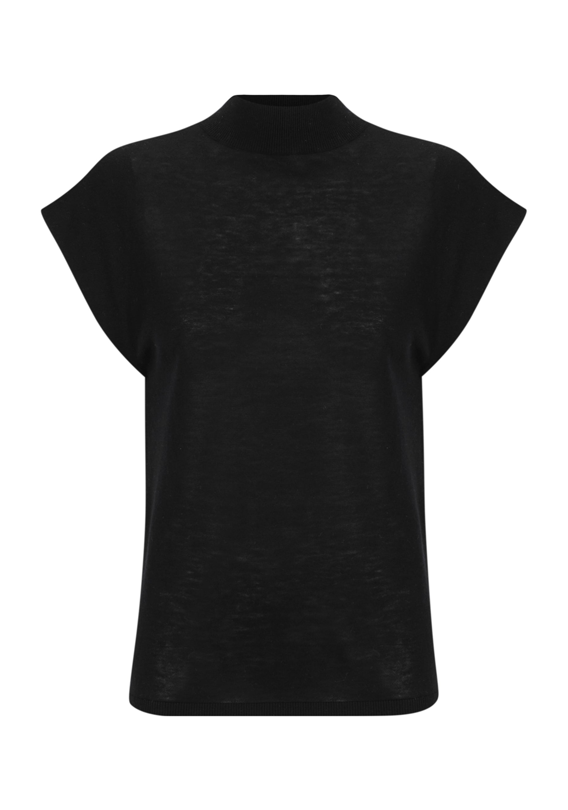 Loren Knit High Neck_Black