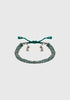 Braided Bracelet_Silver Green