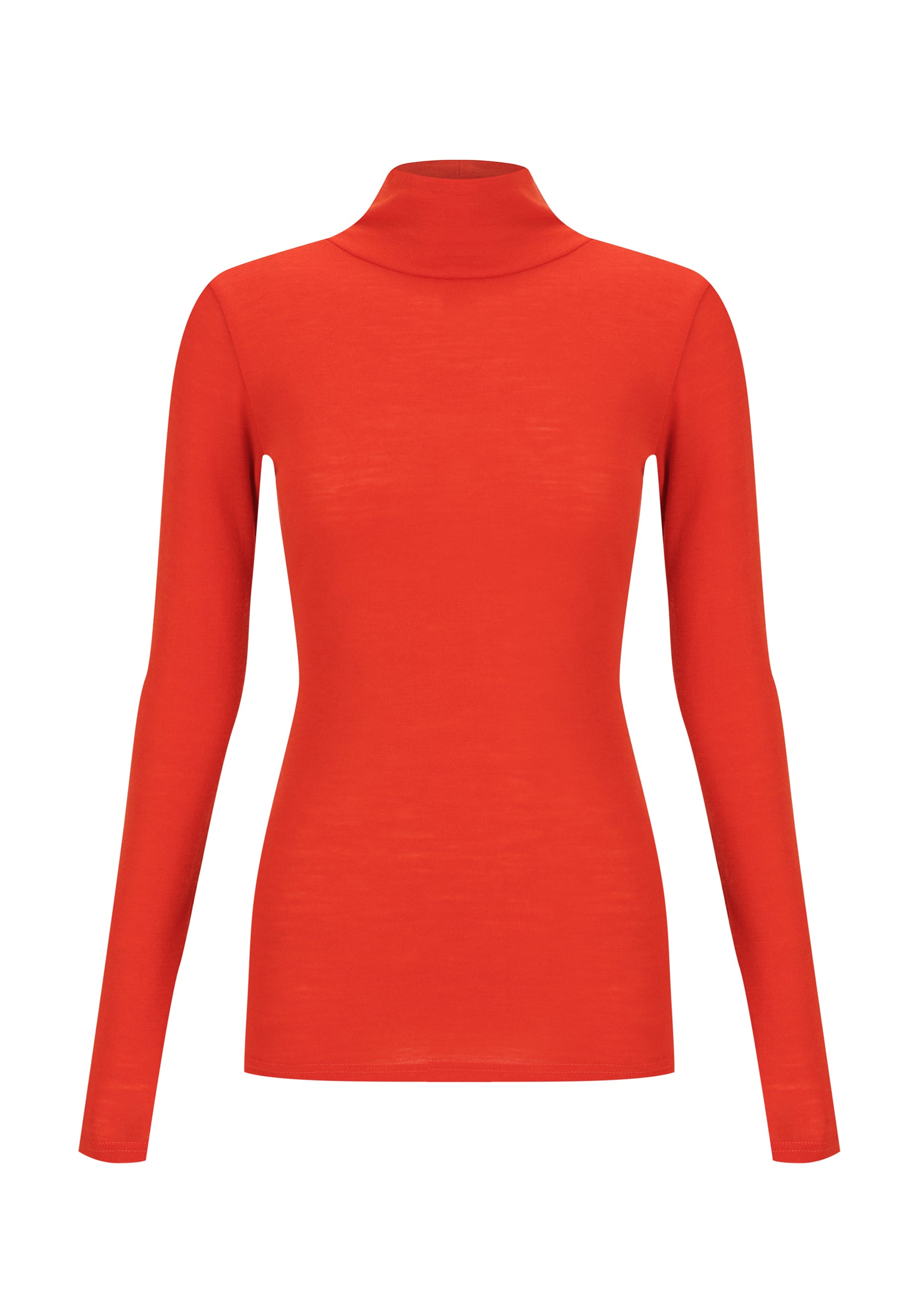 Morri Merino High Neck_Flame