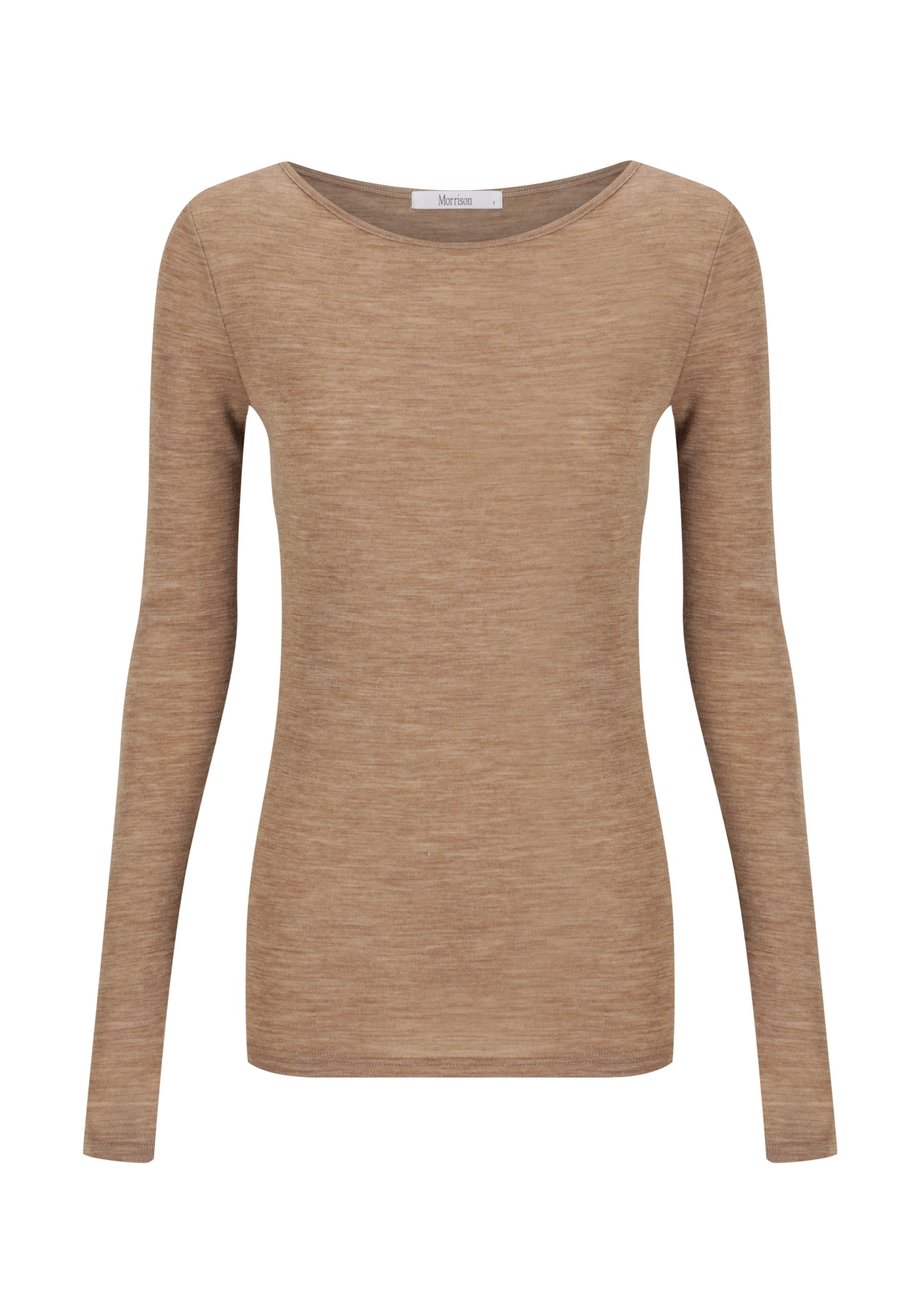 Morri Merino Round Neck_Coffee